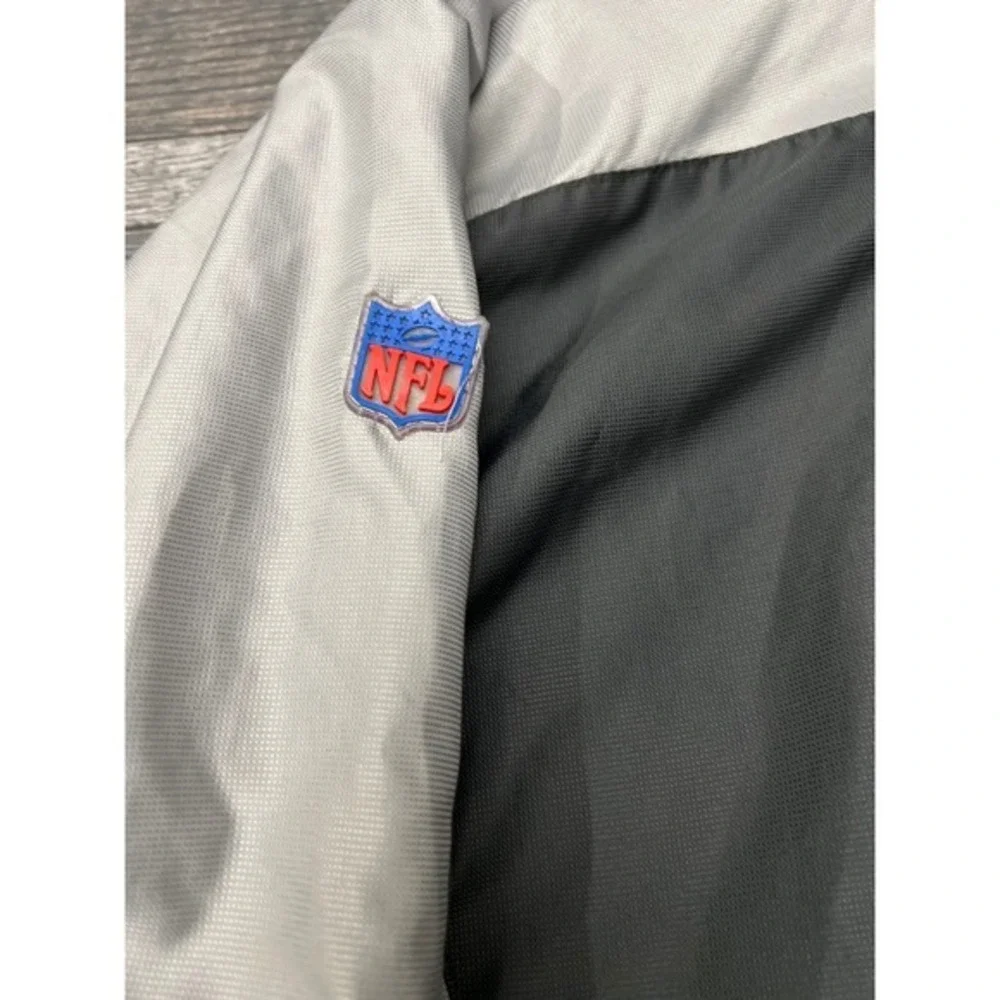 🔥🏈 Vintage DENVER BRONCOS NFL Reebok Fleece‎ Lined Hooded Performance Jacket